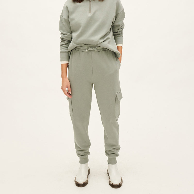 Maison Standards - Cargo Jogging Suits - Almond Green - Woman