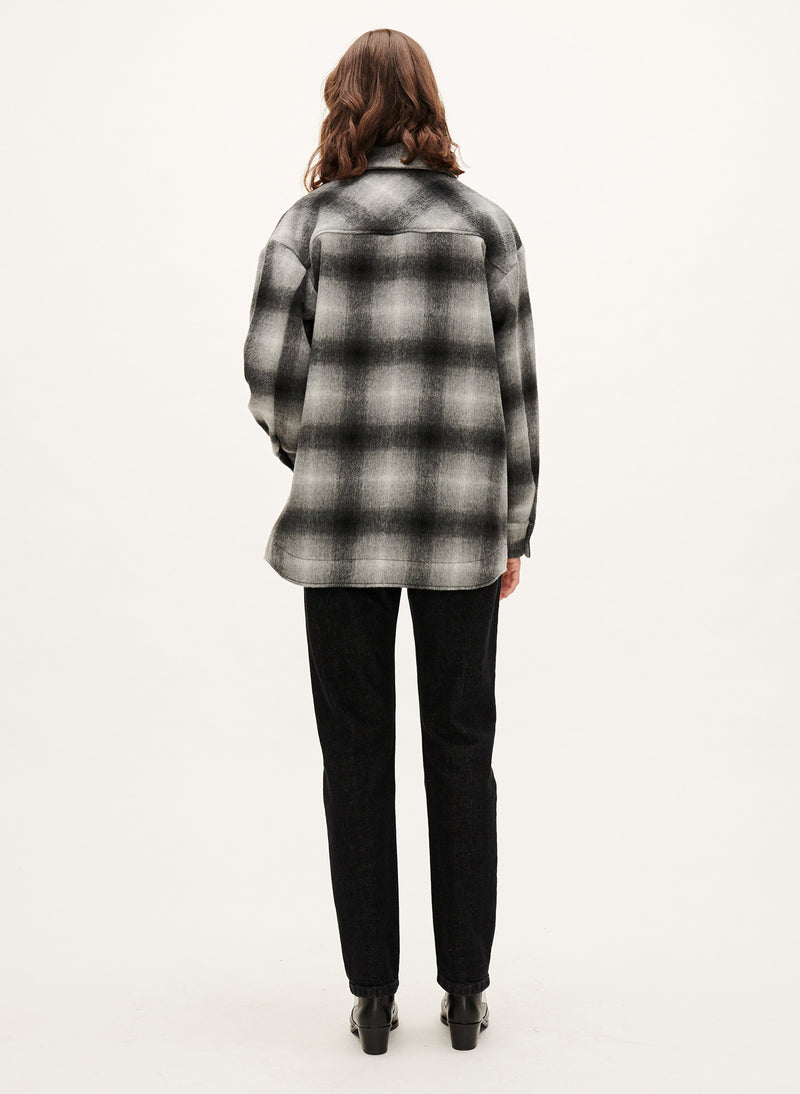 Maison Standards - Carreaux Flannel Overshirt - Carreaux - Woman