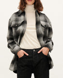 Maison Standards - Carreaux Flannel Overshirt - Carreaux - Woman