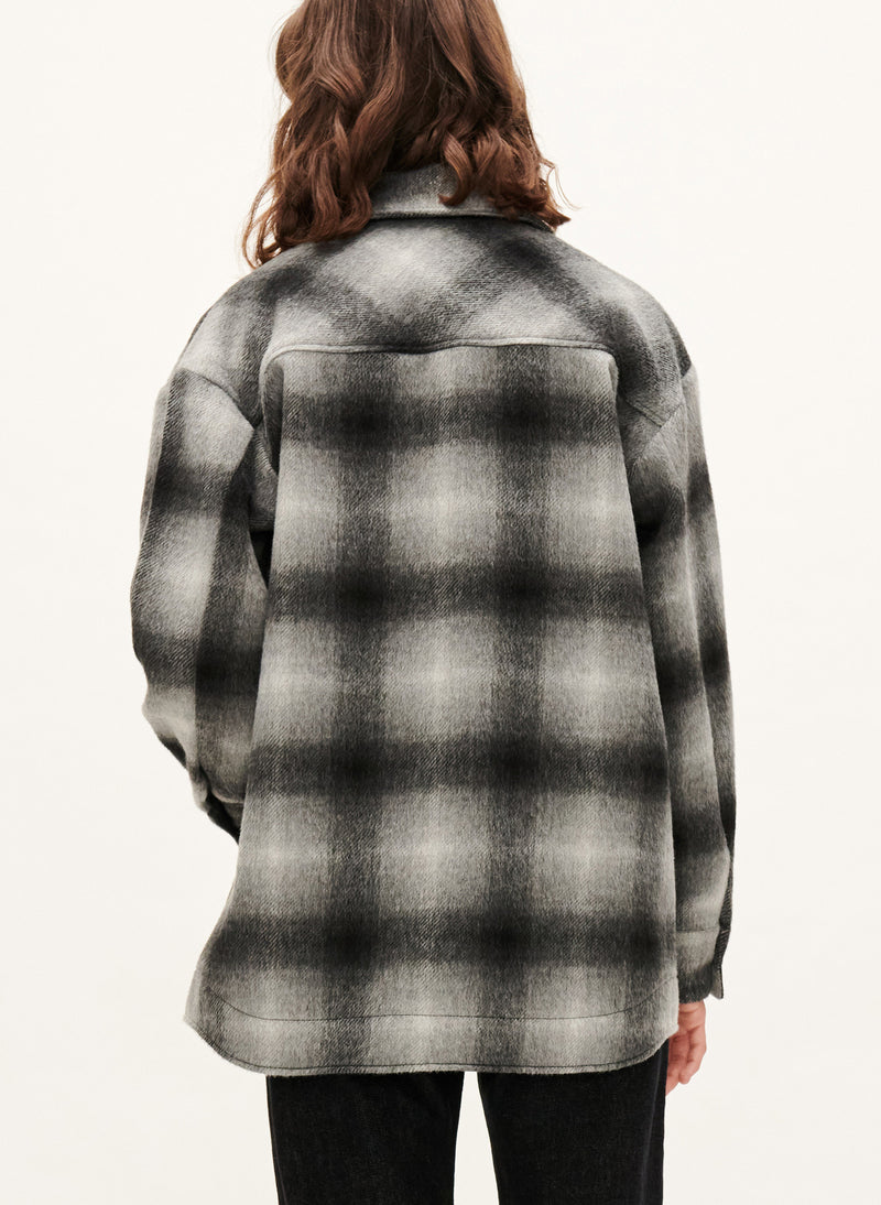 Maison Standards - Carreaux Flannel Overshirt - Carreaux - Woman