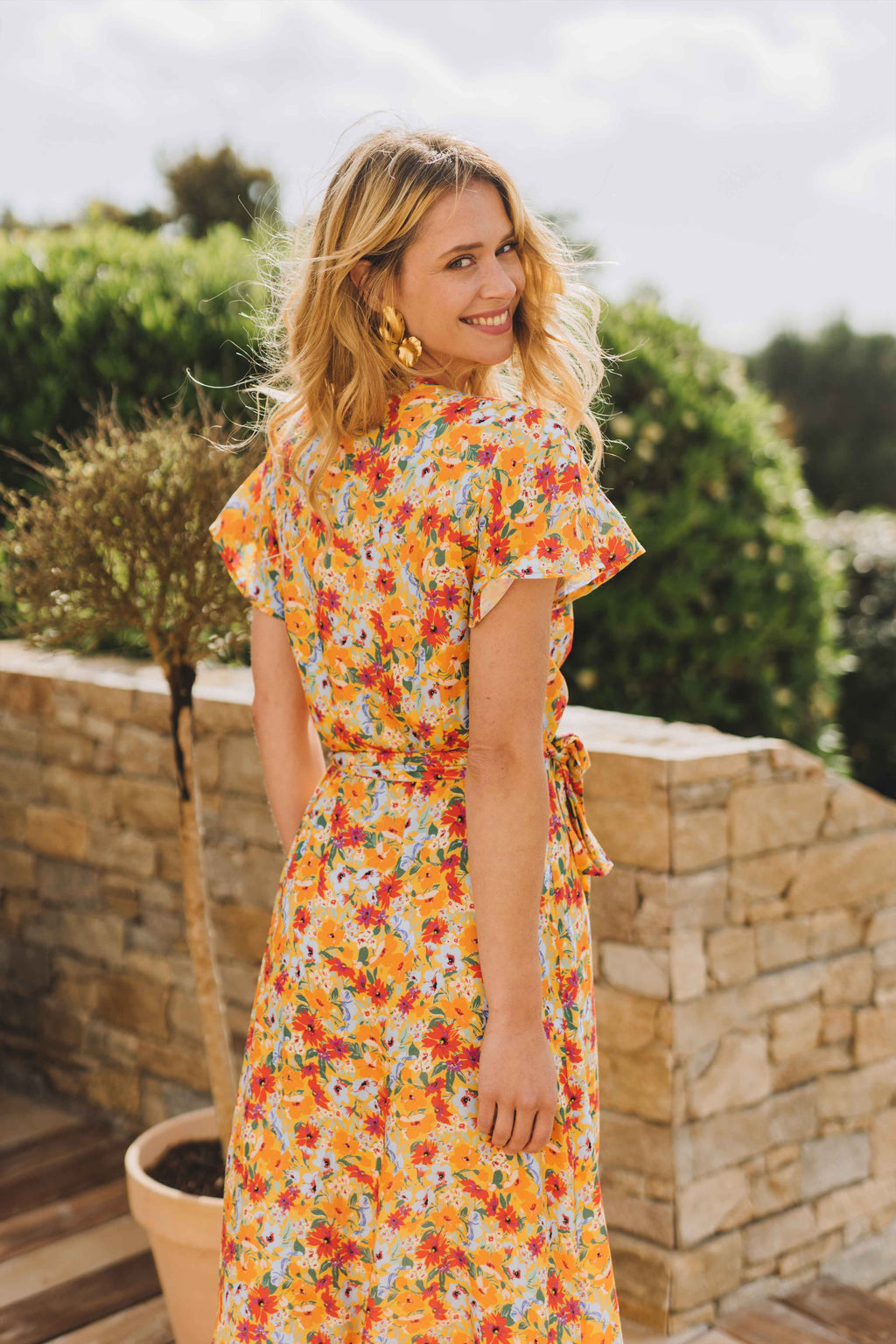 Amalia Fleur D'Été Wrap Dress