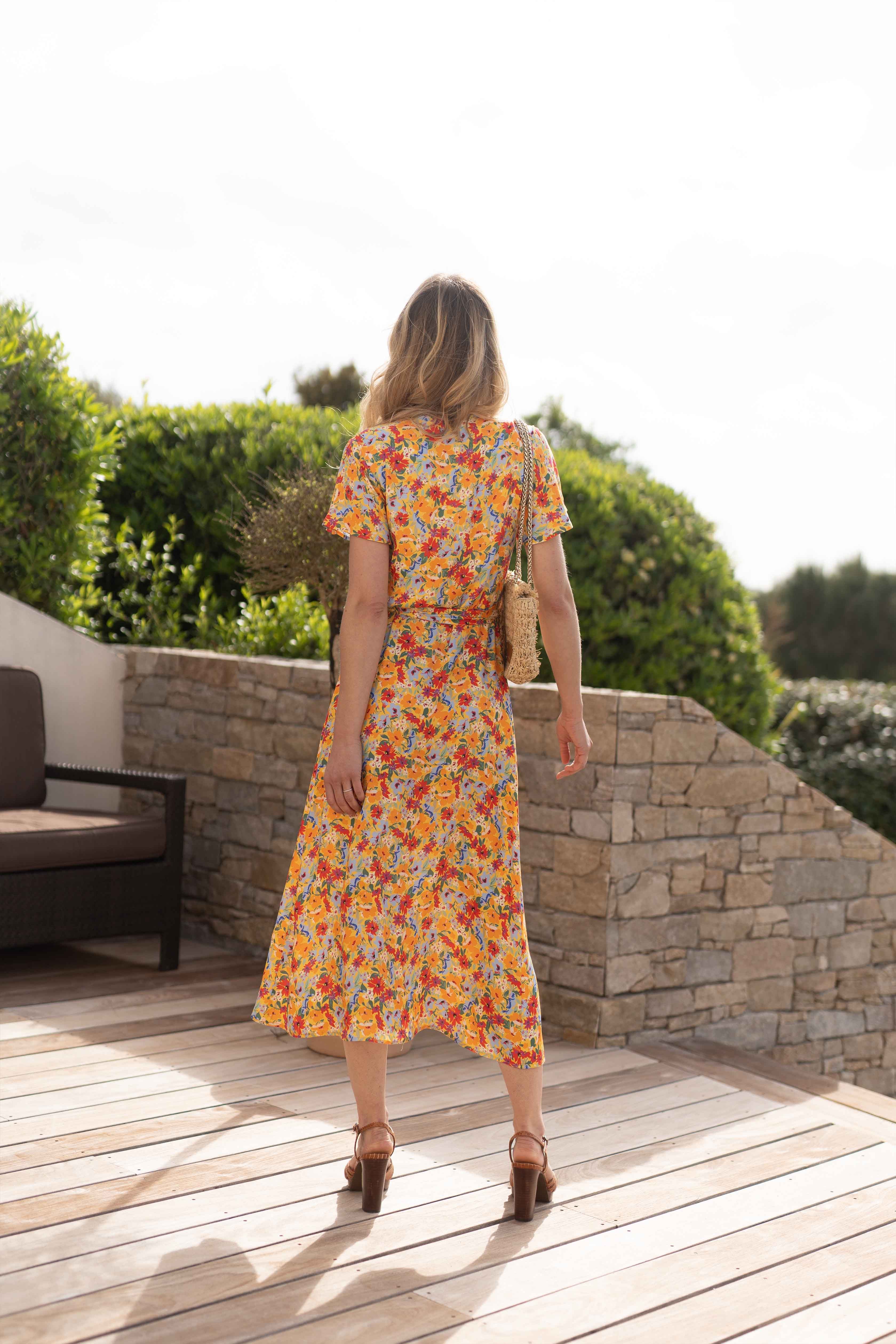 Amalia Fleur D'Été Wrap Dress