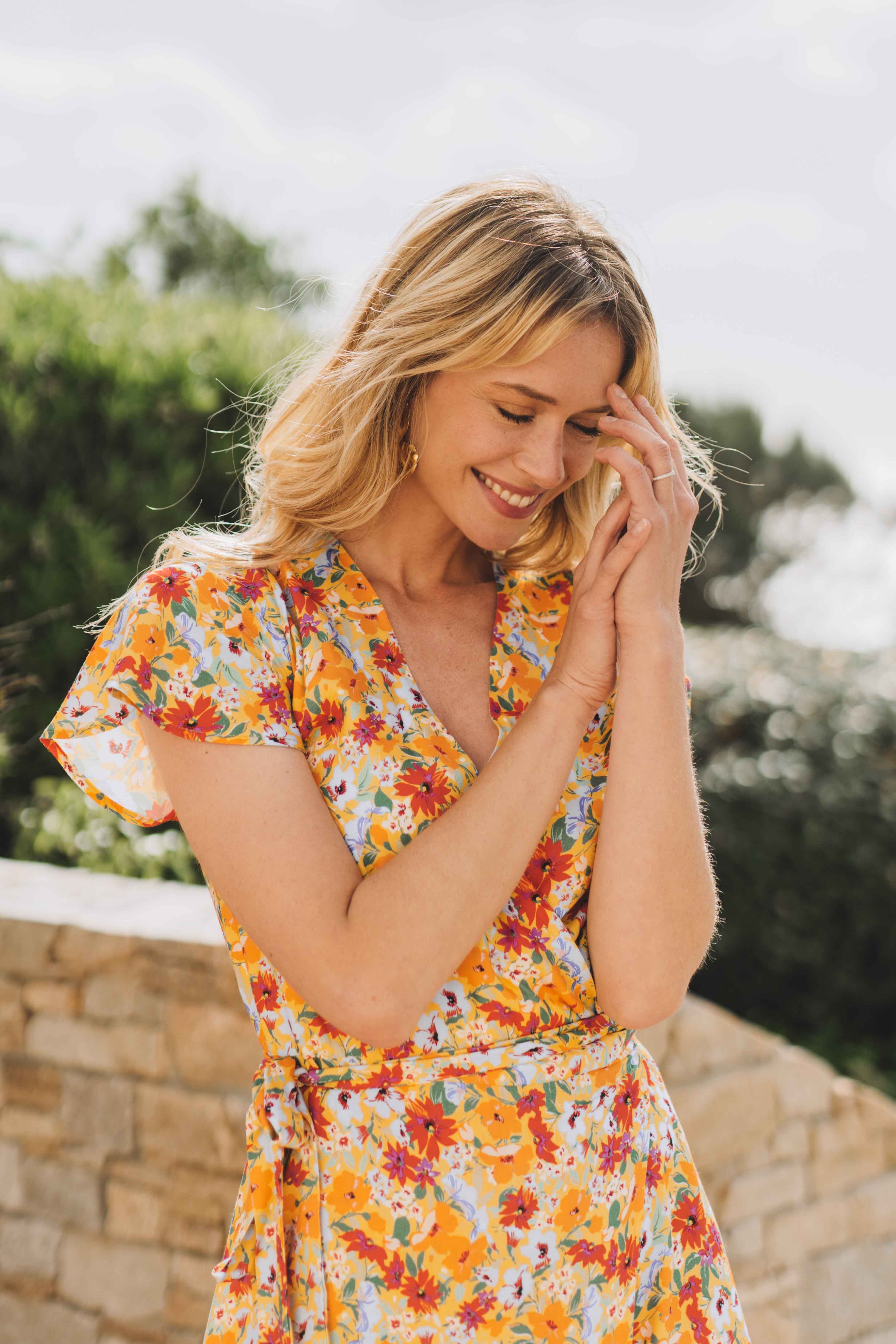 Amalia Fleur D'Été Wrap Dress