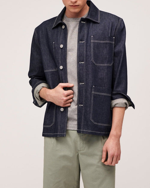 Maison Standards - Maison Standars - Veste Peintre Jean - Bleu Brut - Homme