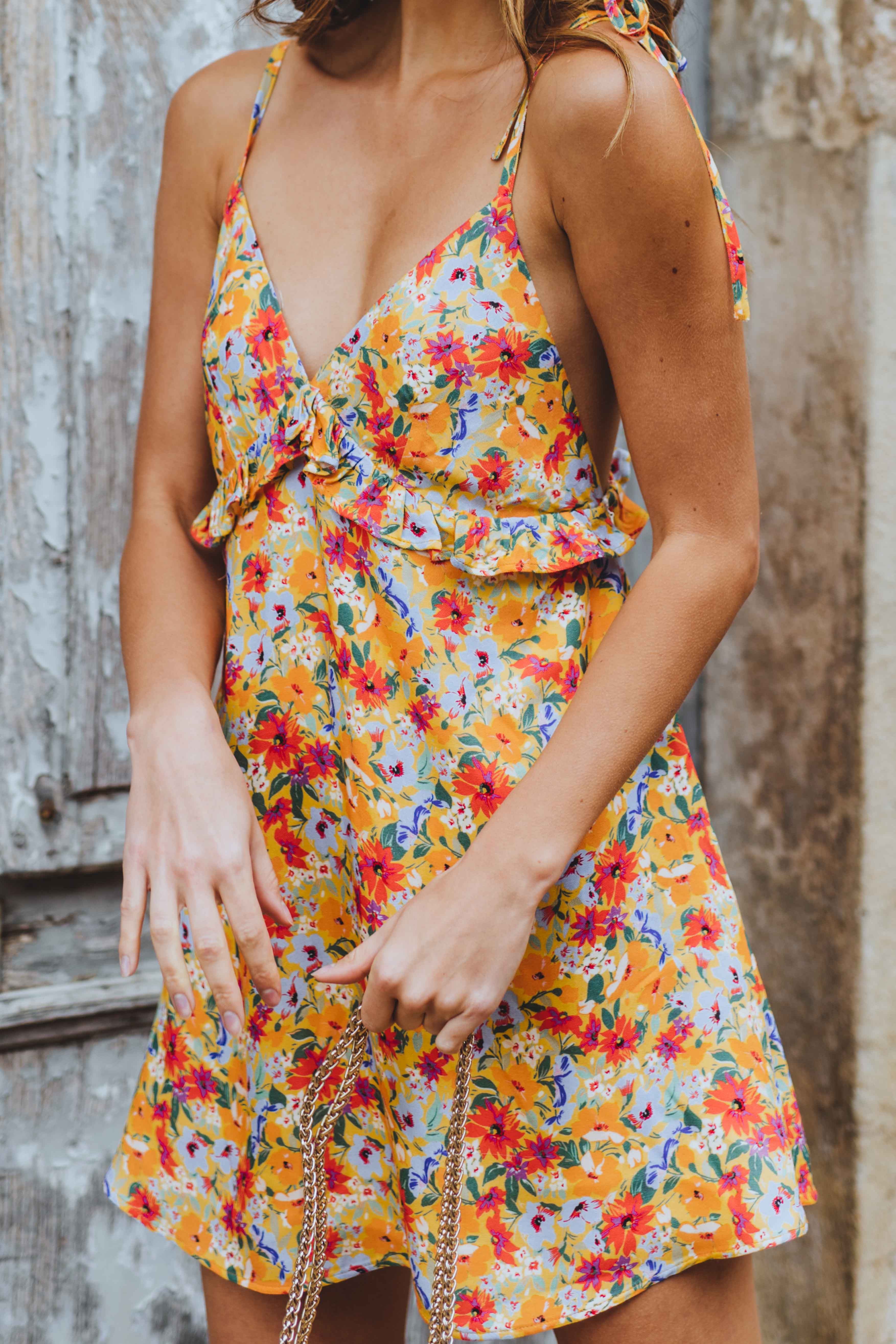 Mélina Summer Flower Dress