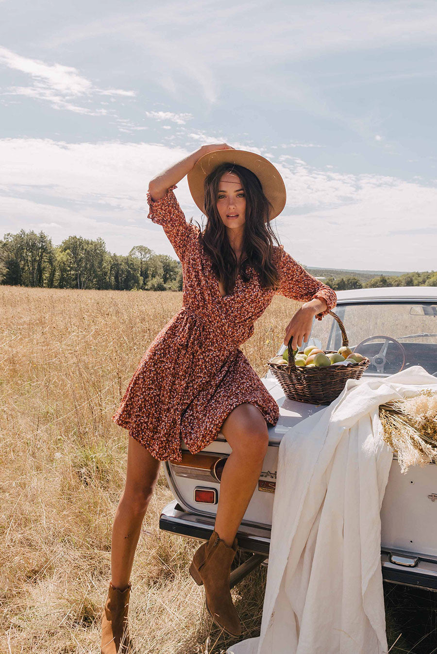 Vestido Rosalie Liberty Mandarine