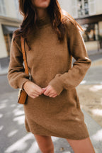 Robe Élina Camel