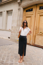 Skirt Léana Grey Marl