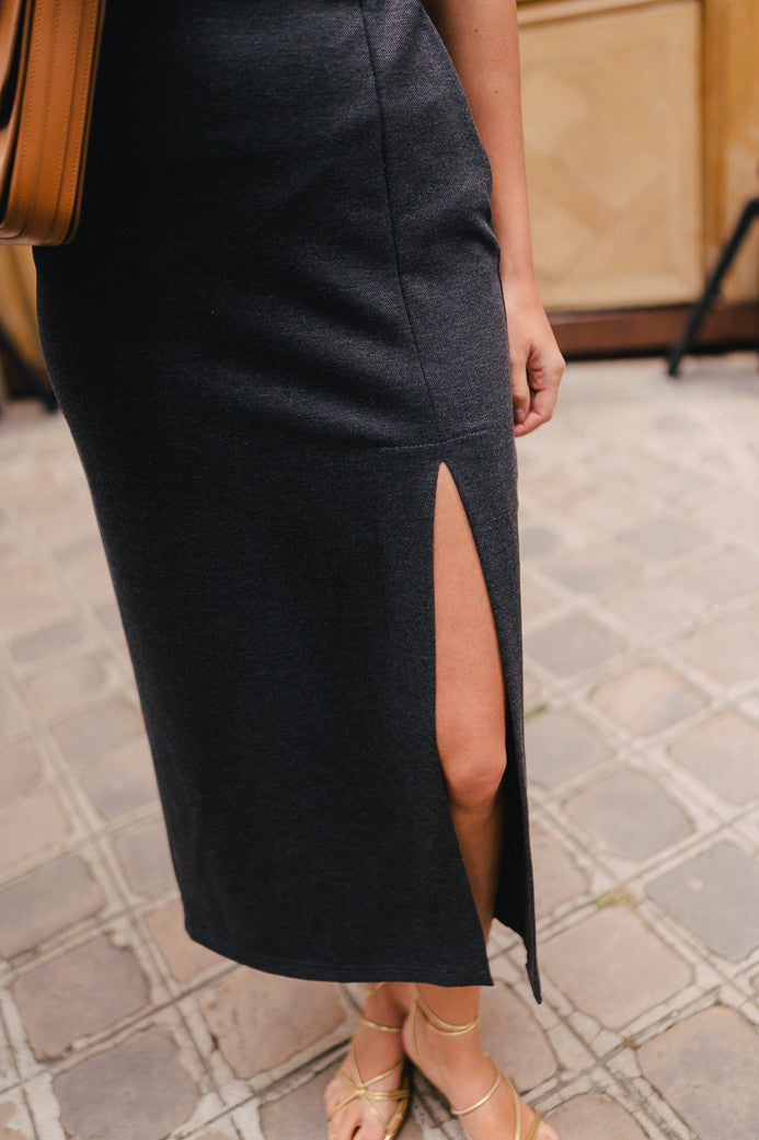 Skirt Léana Grey Marl