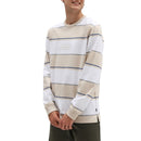 Easy Box Bold Stripe T-Shirt - Beige And Blanc - Man
