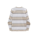 Easy Box Bold Stripe T-Shirt - Beige And Blanc - Man