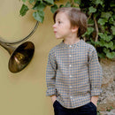 Maxence Tweed Mao collar shirt - Child