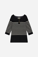 Vanessa Bruno - Tunique Longue Tiziana - Noir/Ecru