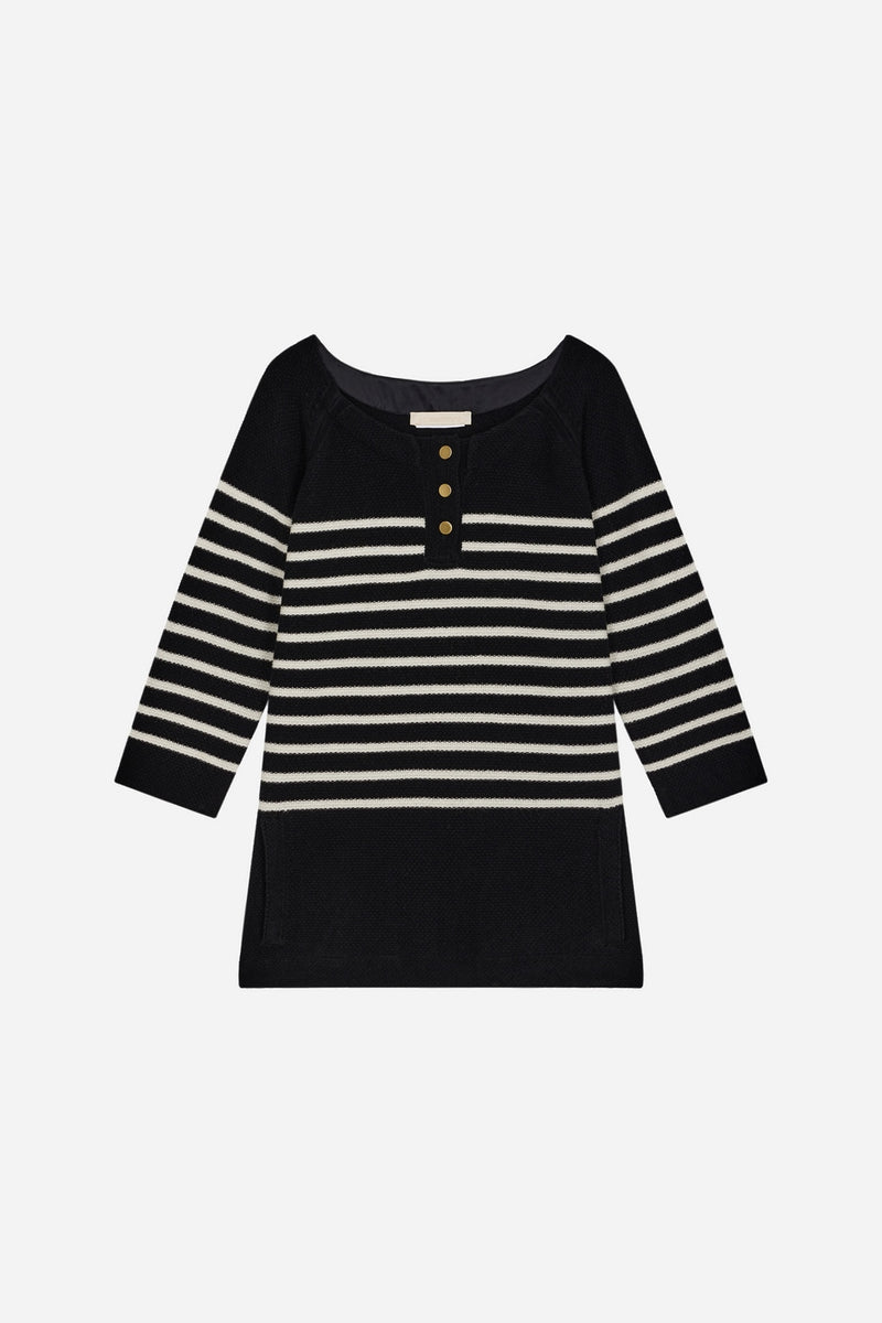 Vanessa Bruno - Tunique Longue Tiziana - Noir/Ecru