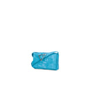 Sac Bottega Veneta "Tapetapes" Mini Shoulder - Bleu - Femme -