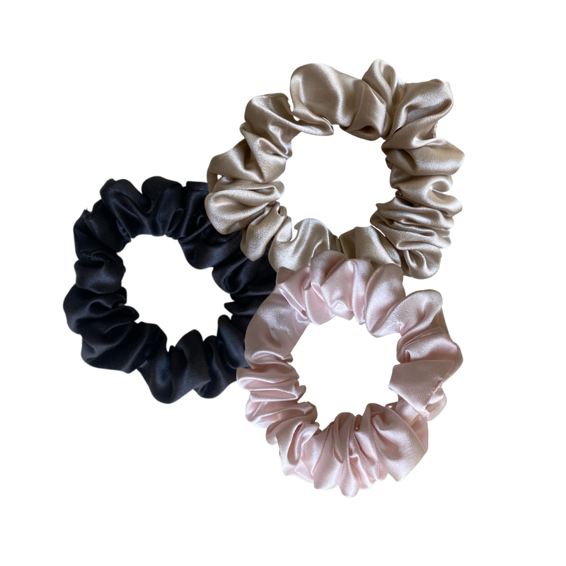 Trio De Chouchous En Soie - Classique