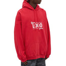 Sweatshirt Balenciaga Logo - Rouge - Homme