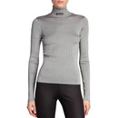 Pull Balenciaga Ribbed Turtleneck - Gris - Femme