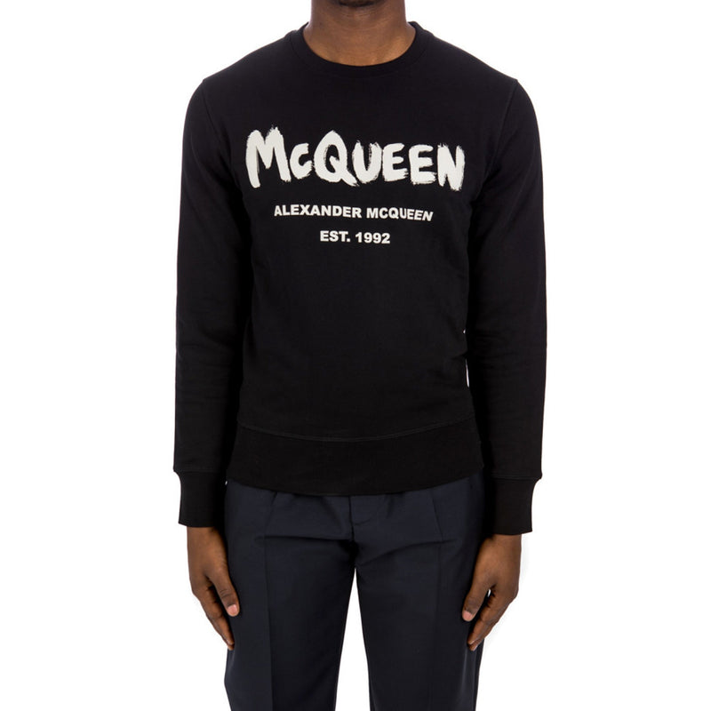 Sweatshirt Alexander Mcqueen Logo - Noir - Homme