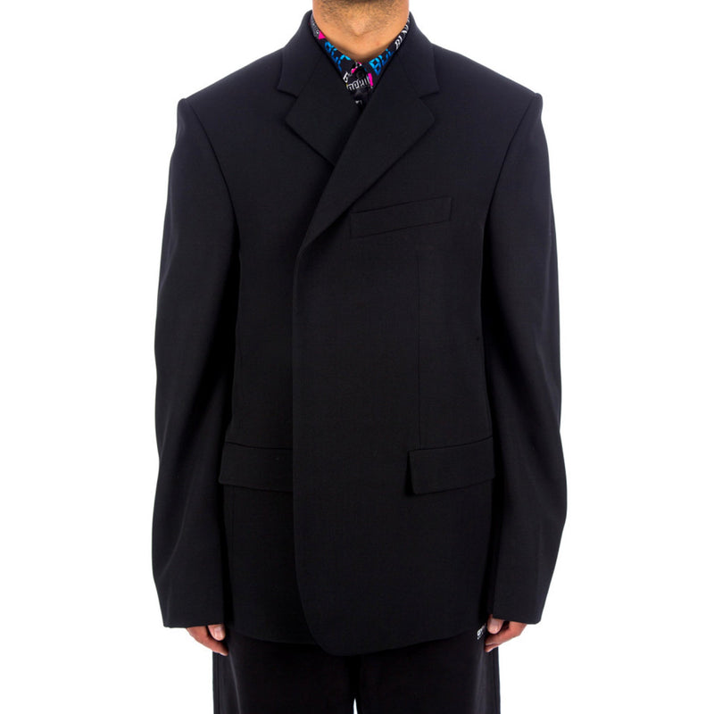 Blazer Balenciaga Vetta Wool - Noir - Homme