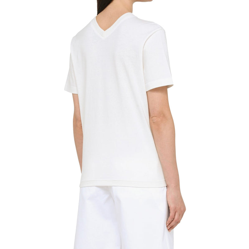 T-Shirt Bottega Veneta Cotton - Blanc - Femme