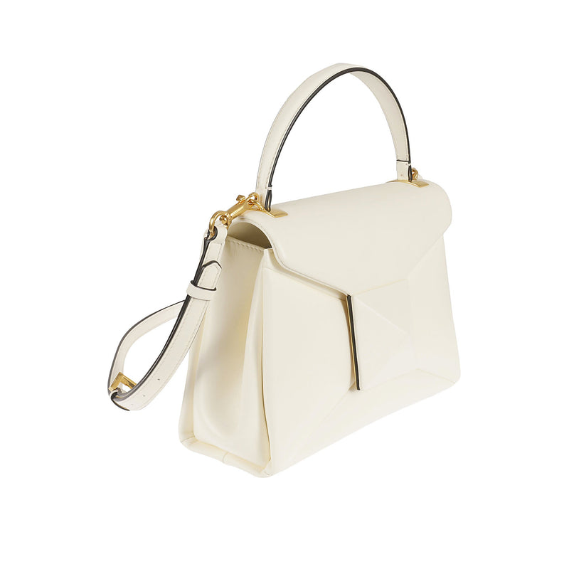 Valentino Garavani One Stud Leather Bag - White - Woman