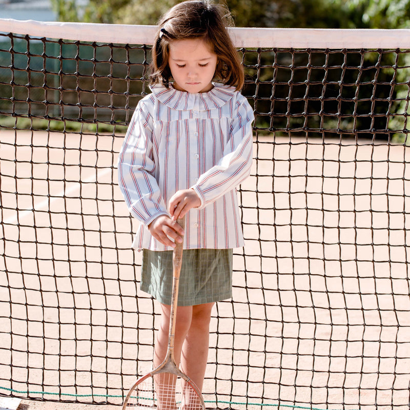 Blouse Rayure Tennis Colombine - Enfant