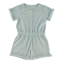 Pia Glacier Blue Terry Playsuit - Child