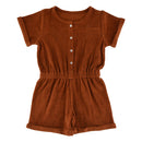 Camel Pia Terry Playsuit - Child