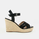 356-SACHA CUIR / Black --Espadrilles Sacha Cuir - Black Espadrilles Jonak