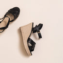 356-SACHA CUIR / Noir --Espadrilles Sacha Cuir - Noir Espadrilles Jonak