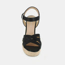 356-SACHA CUIR / Black --Espadrilles Sacha Cuir - Black Espadrilles Jonak