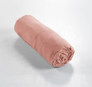 Fitted Sheet - Cotton Gauze - Gaia - Rose Peche