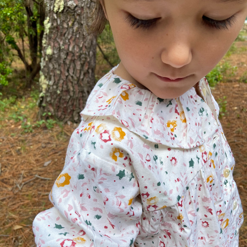 Colombine Floral print blouse - Child