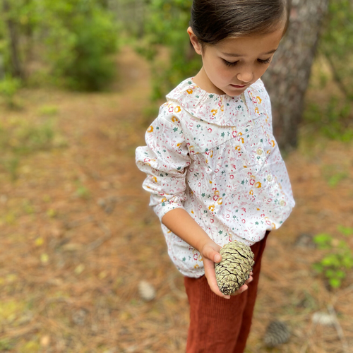 Blouse Colombine Imprimé Floral - Enfant