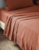 Drap Plat - Gaia - Terracotta