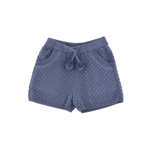 Short Fantine Tricot Bleu Brume - Enfant