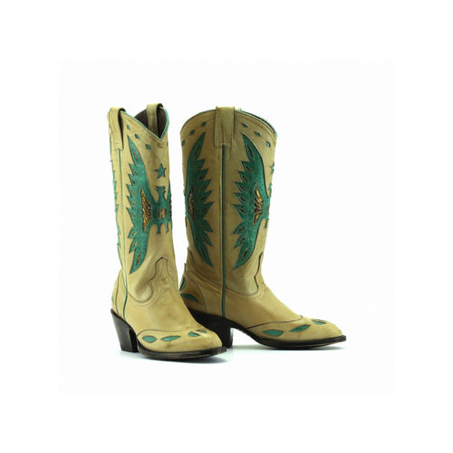 Mickey Boots - Camel Turquoise