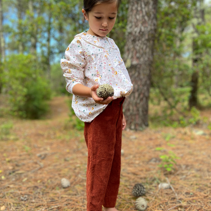 Blouse Colombine Imprimé Floral - Enfant