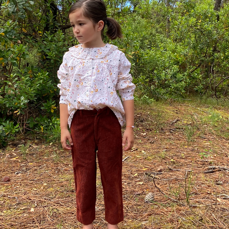 Blouse Colombine Imprimé Floral - Enfant