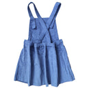 Jupe Tablier Sixtine Velours Côtelé Bleu Brume - Enfant