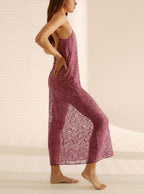Dark Fuchsia Long Dress