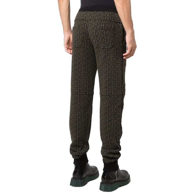 Pantalon Balmain Cotton Logo - Noir - Homme