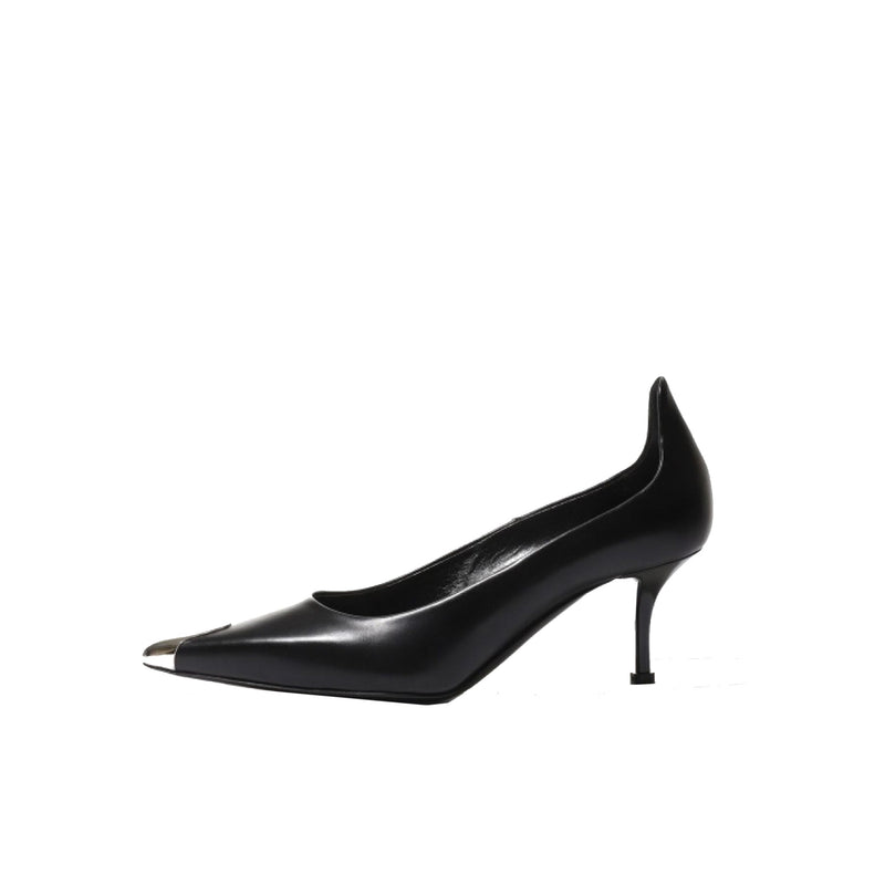 Chaussures Alexander Mcqueen Leather - Noir - Femme