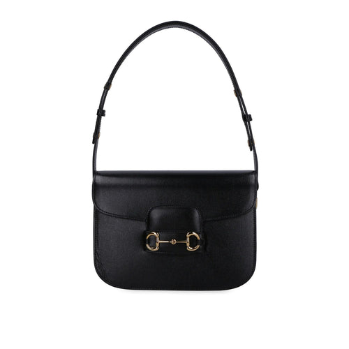 Gucci Horsebit 1955 Shoulder Bag - Black - Woman
