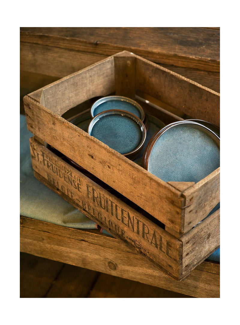 4 Assiettes Plates - Quintana - Bleu - Cosy & Trendy - The Bradery