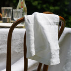 4 Serviettes En Lin Lavé - Blanc - MOST - The Bradery