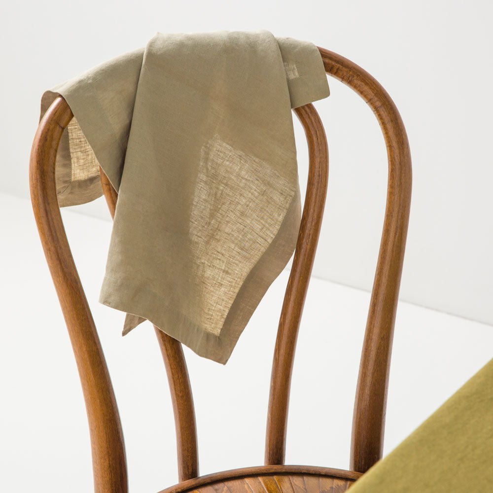 4 Servilletas de Lino Lavado - Salvia - MOST2 - The Bradery