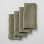 4 Servilletas de Lino Lavado - Salvia - MOST2 - The Bradery