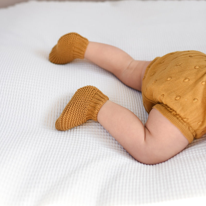 Chaussons Eugène Tricot Miel - Enfant